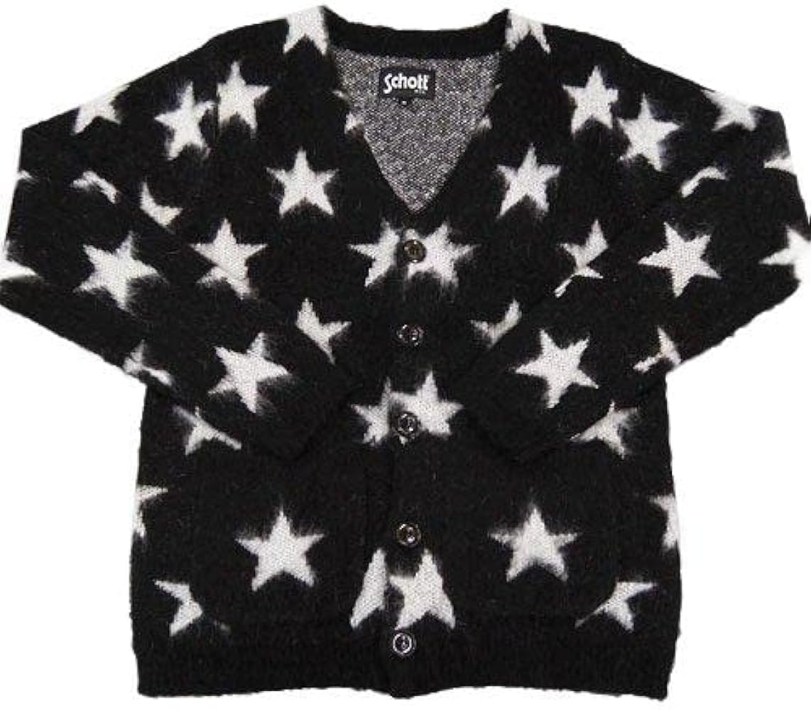 Amazon | (ショット)Schott カーディガン モヘア モヘヤ ニット スター