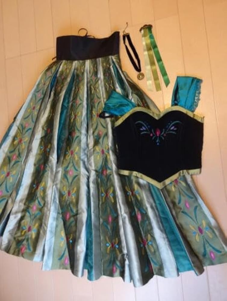 Amazon.co.jp: [ユーアズコス] D ディズニー アナ雪 アナ戴冠式 ドレス