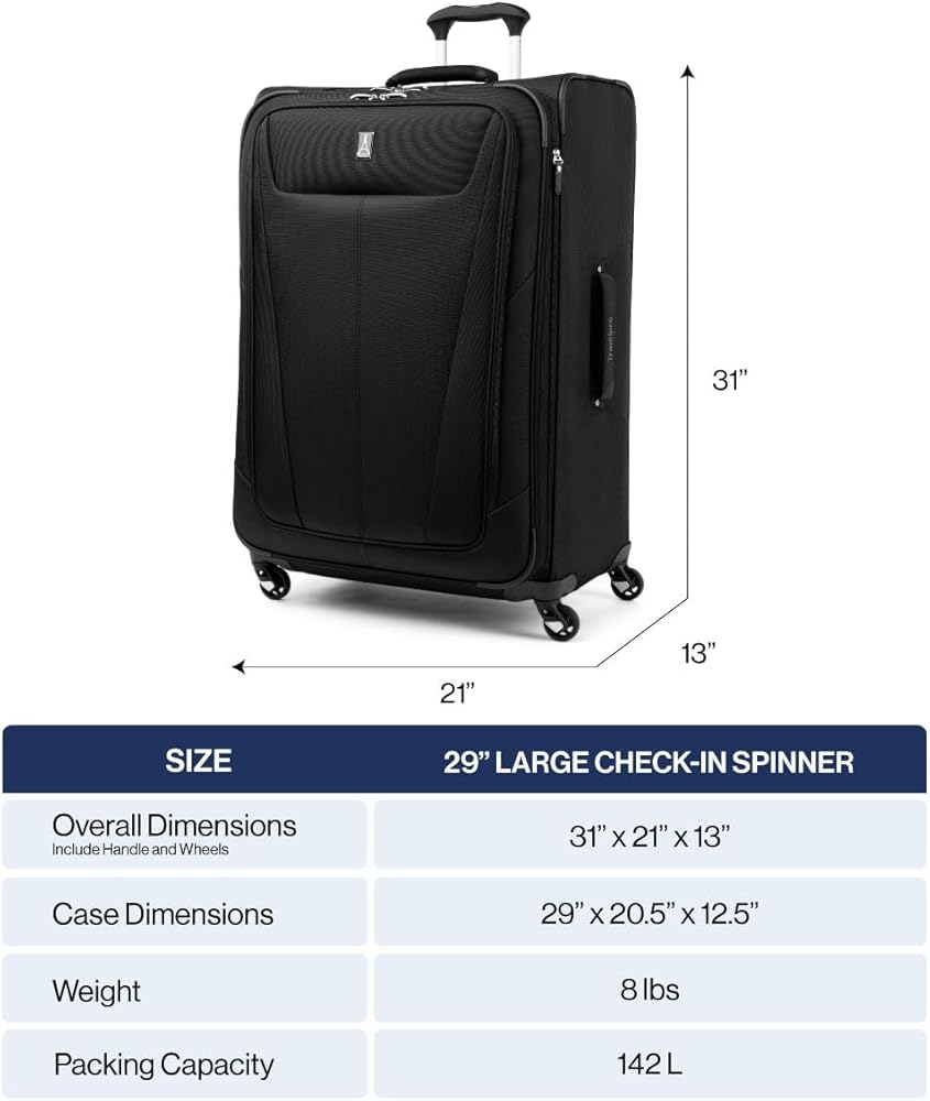 Amazon.com | Travelpro Maxlite 5 Softside Expandable Luggage with