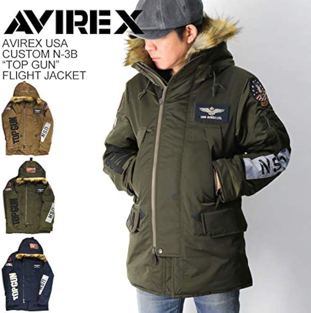 Amazon | (アビレックス) AVIREX アヴィレックス カスタム【N-3B