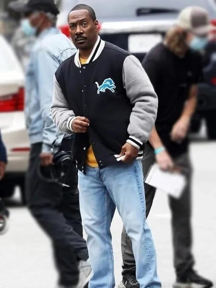 A-star plus New Men's Axel Foley Detroit Beverly Hills Cop Jacket