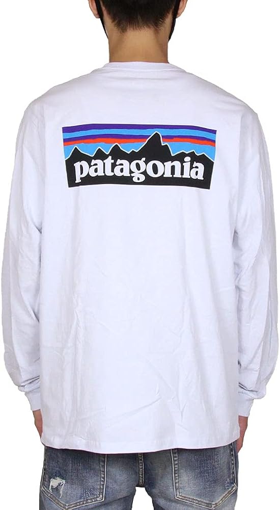 Amazon | [パタゴニア] ロンT 長袖Tシャツ メンズ M ホワイト 004