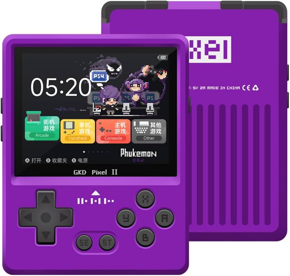 Amazon.co.jp: GKD PIXEL 2レトロポータブルゲーム機 RK3326S Open