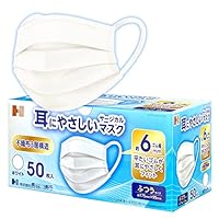 Amazon.co.jp: 耳にやさしいサージカルマスク 不織布 17.5cm JIS規格