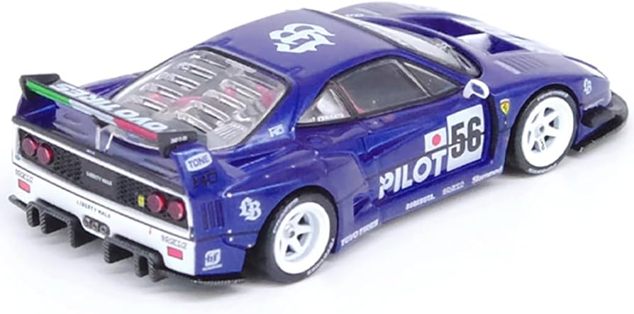 Amazon.com: Inno Models LBWK (Liberty Walk) F40#56 Blue Tokyo Auto