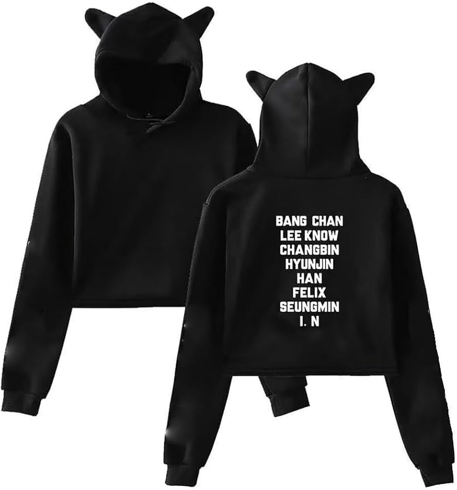 Amazon.com: Outofgas SKZ Hoodie Felix Jisung Minho Bangchan Cat