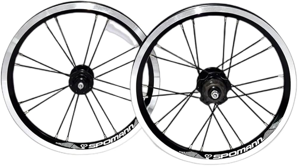 Amazon | 折りたたみ自転車用 ホイールセット 9T 14インチ Vブレーキ