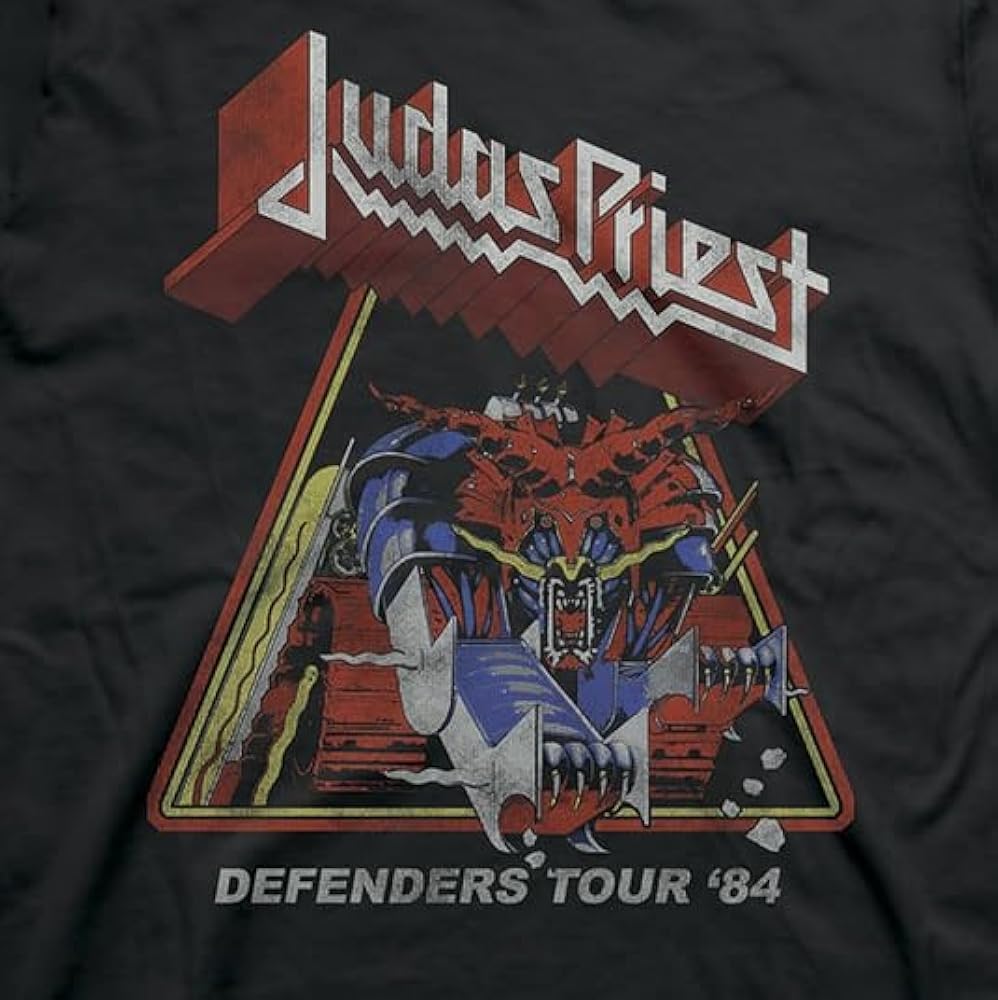 Amazon.com: 2Bhip Judas Priest Defenders Tour '84 Front & Back