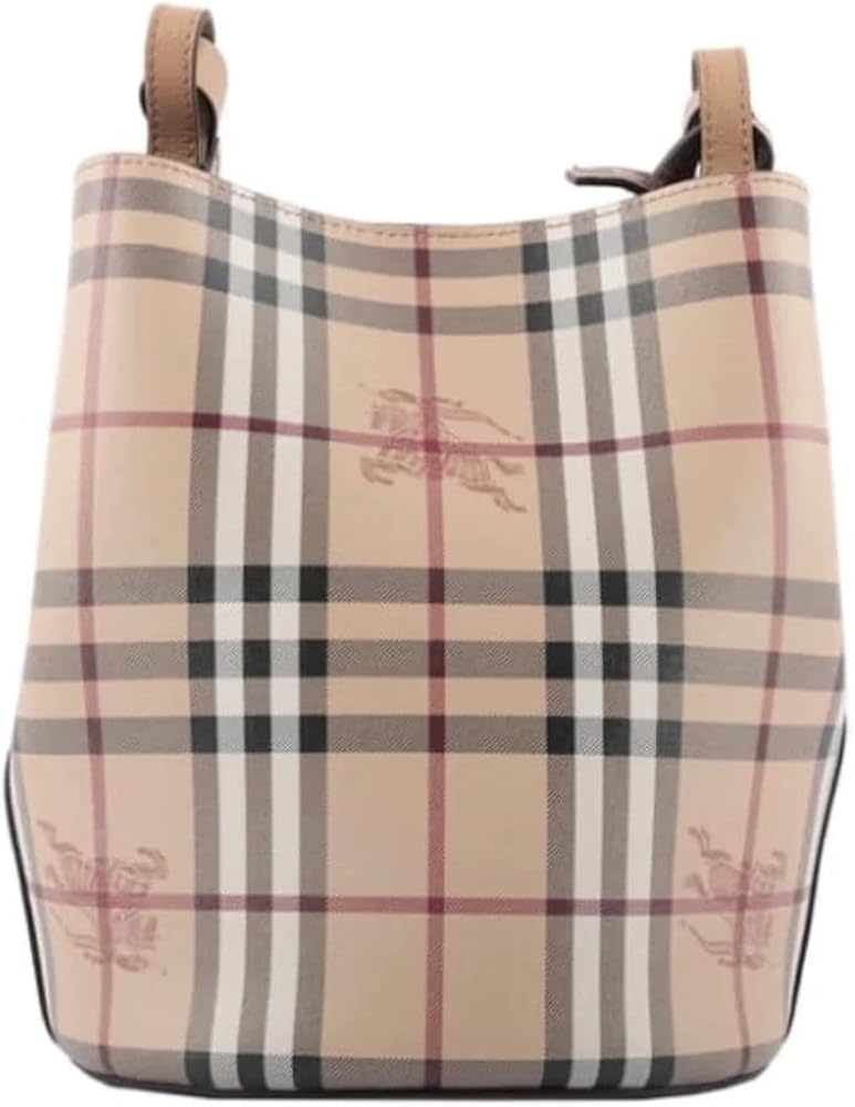 Amazon | [BURBERRY] (バーバリー) レザー LORNE HAYMARKET Bag バケツ