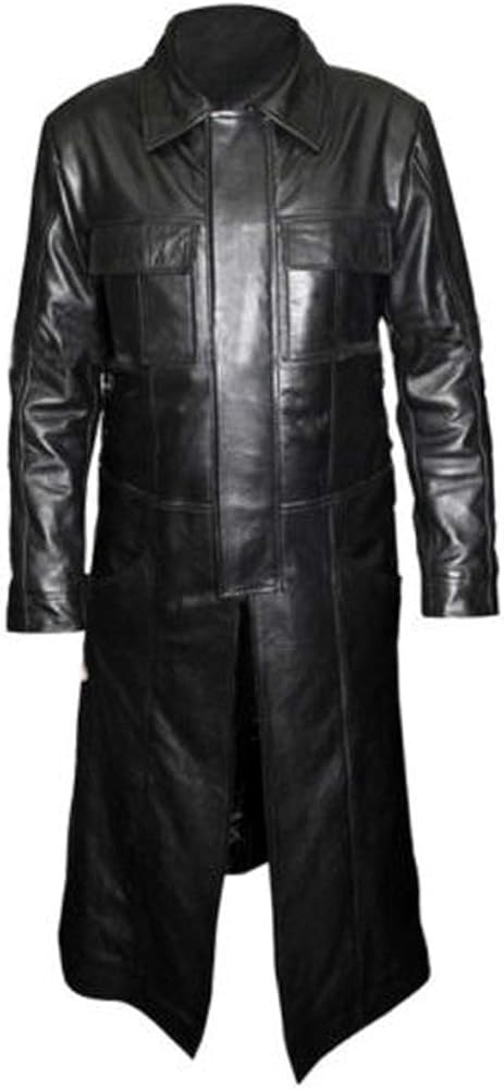 Men's The Punisher Frank Castle Thomas Jane Leather Trench Coat