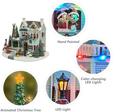 Amazon.com: Animated Disney Christmas House 12”H Moments In Time