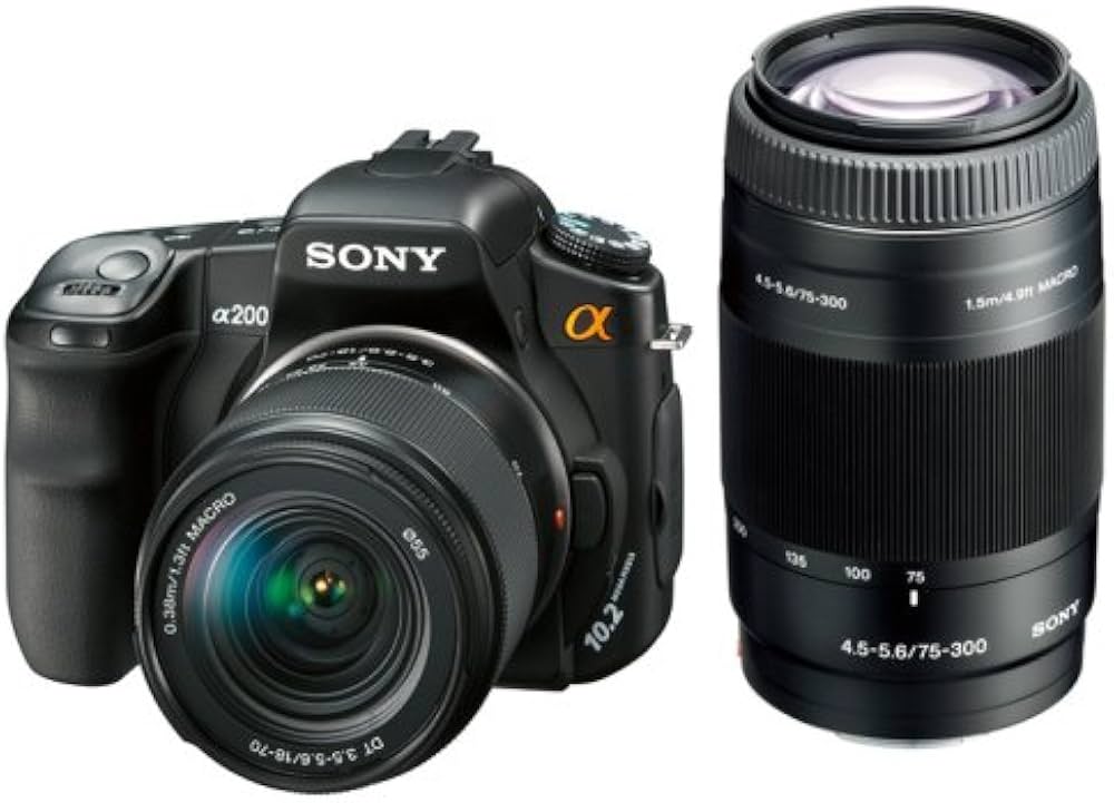 Amazon | SONY デジタル一眼レフカメラ Wズームレンズキット α200
