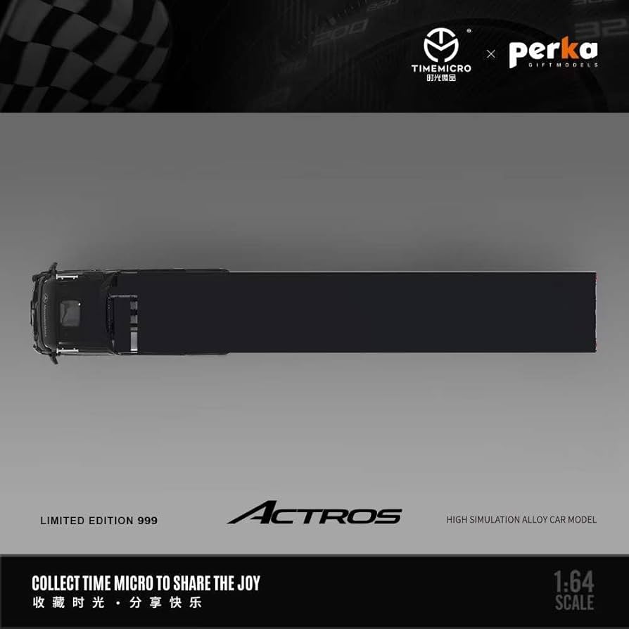 Amazon | 1/64 TIMEMICRO & Perka ベンツ Actros アクトロス トラック