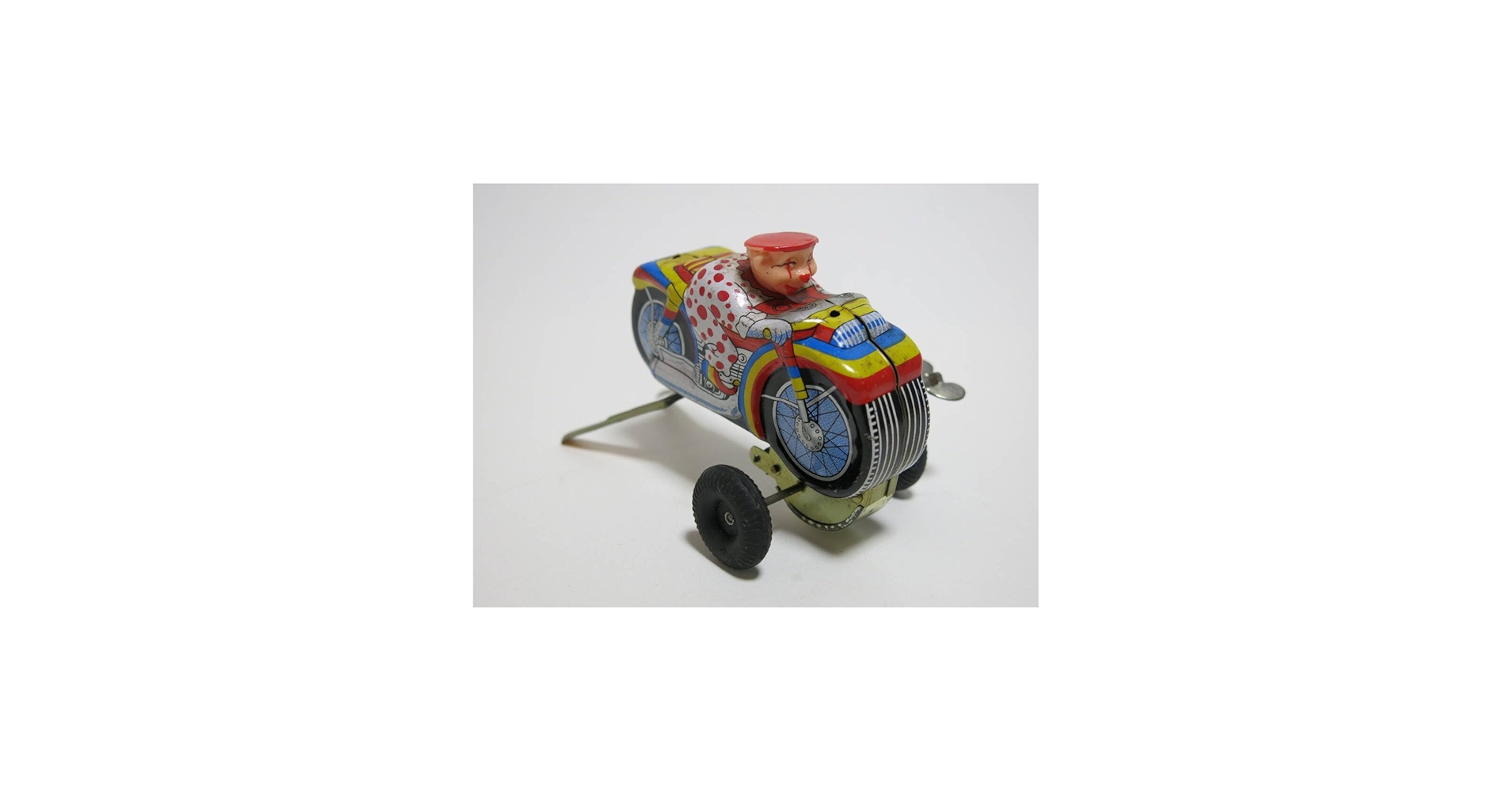 Amazon.co.jp: レトロ 当時物 ！AOKI TOY サーカスオートバイ ブリキ