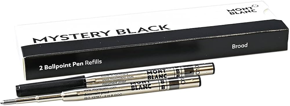 Amazon | モンブラン ボールペン リフィル 替芯 B 太字 2本 ミステリー