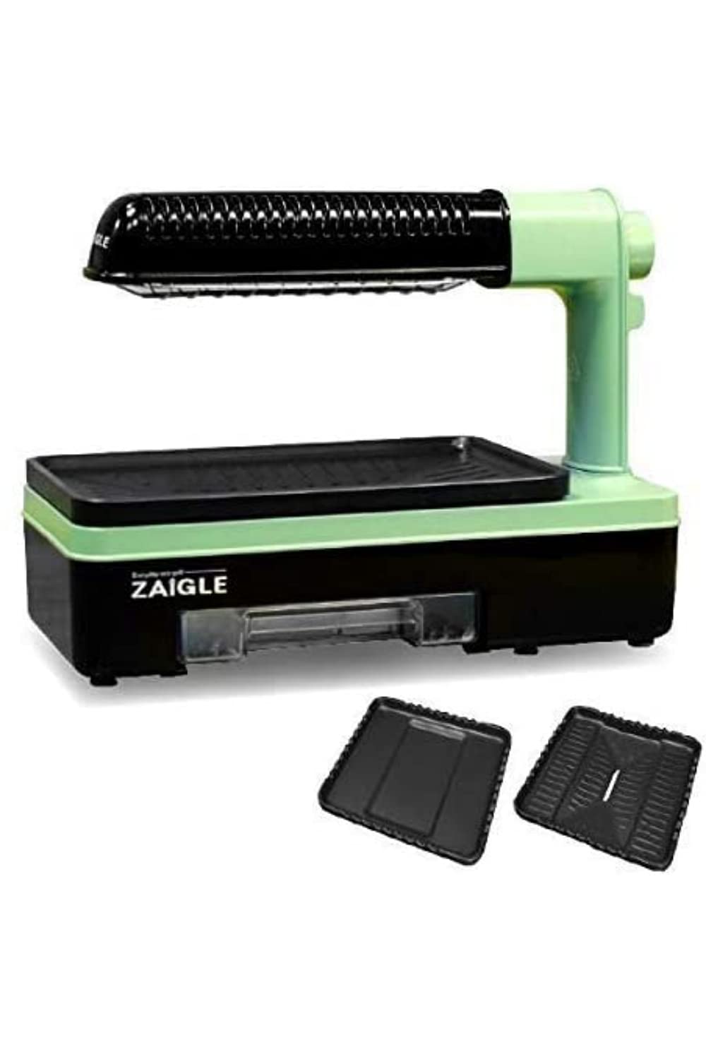 Amazon | ザイグル 煙の出ない無煙ロースター 炙輪 GREEN ワイド