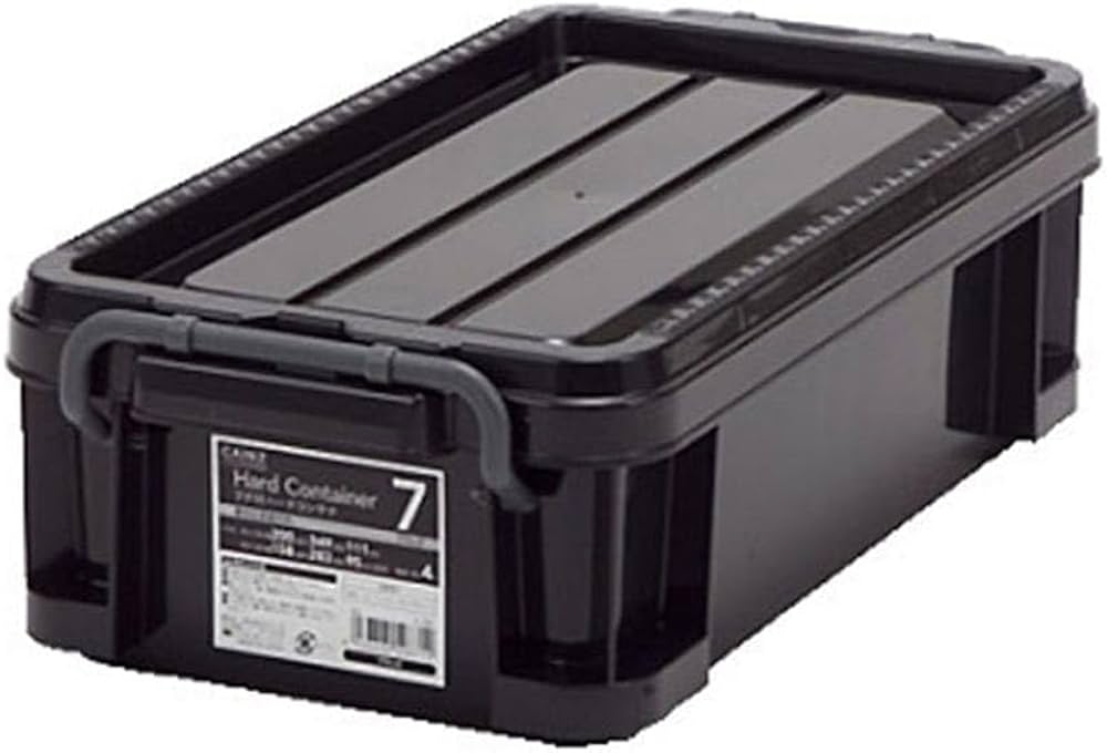 Amazon｜カインズ(CAINZ) フタ付ハードコンテナ #7 容量4L 幅20cm 奥行