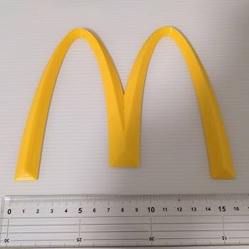 Amazon.co.jp: マクドナルド ゴールデンアーチ ロゴ McDonalds 看板