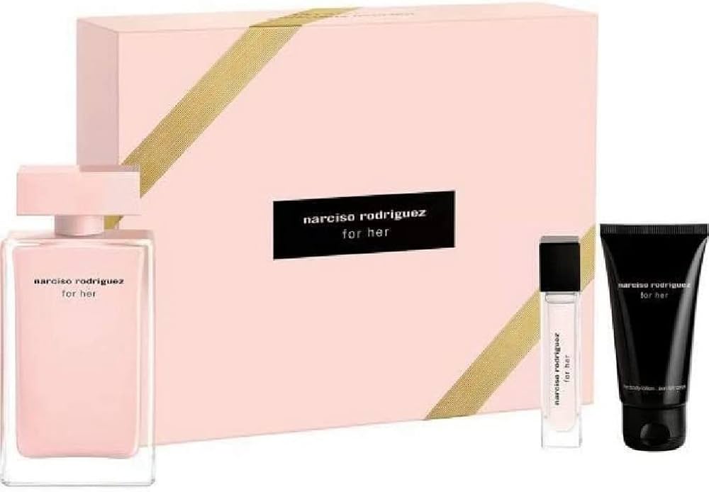 Amazon.com : Narciso Rodriguez 3-Piece Set for Her, (3.3 Oz Eau De