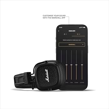 Amazon.com: Marshall Major V On-Ear Wireless Bluetooth Headphones
