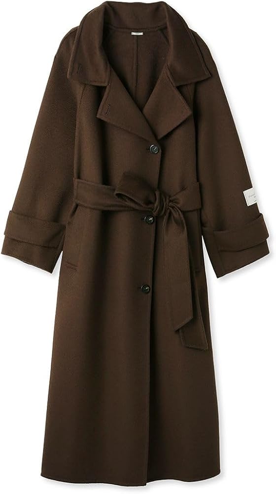 Amazon.co.jp: ウロコカシミヤロングコート : ファッション