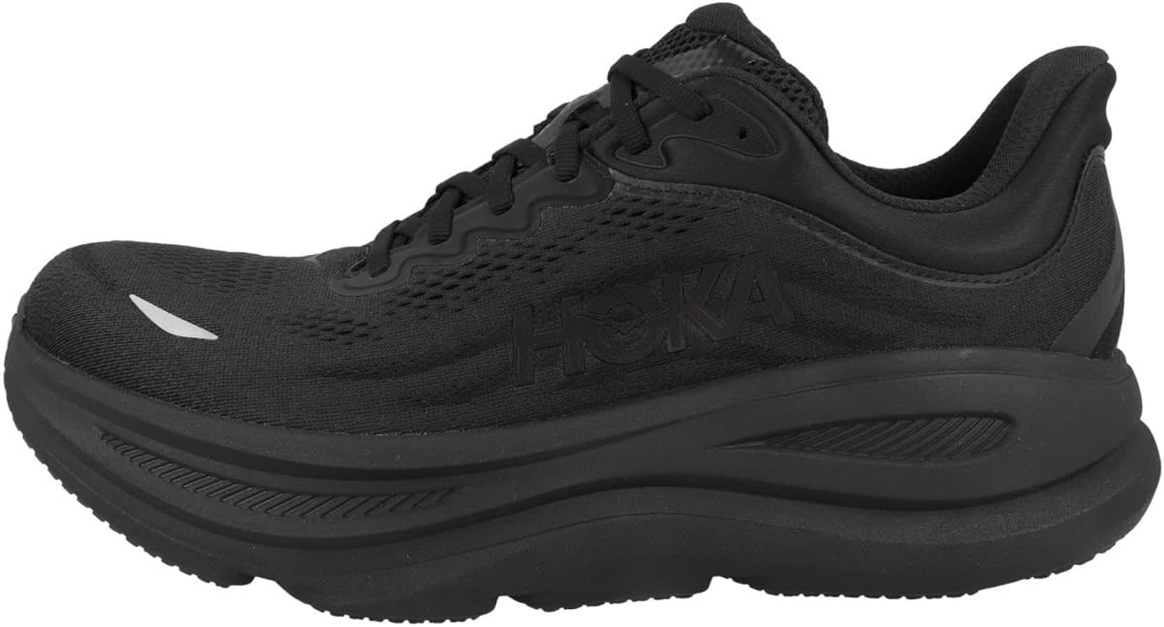 Amazon.com | Hoka Men's Bondi 9 Black/Black 7 X-Wide | Fashion