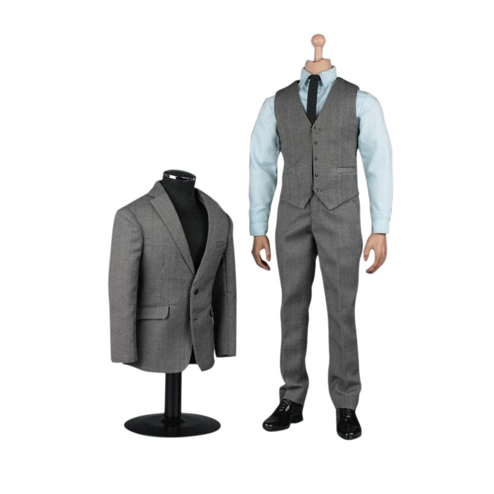 Amazon | 1/6 男性 フィギュア ドール 用 洋服 スーツ 服セット 正装