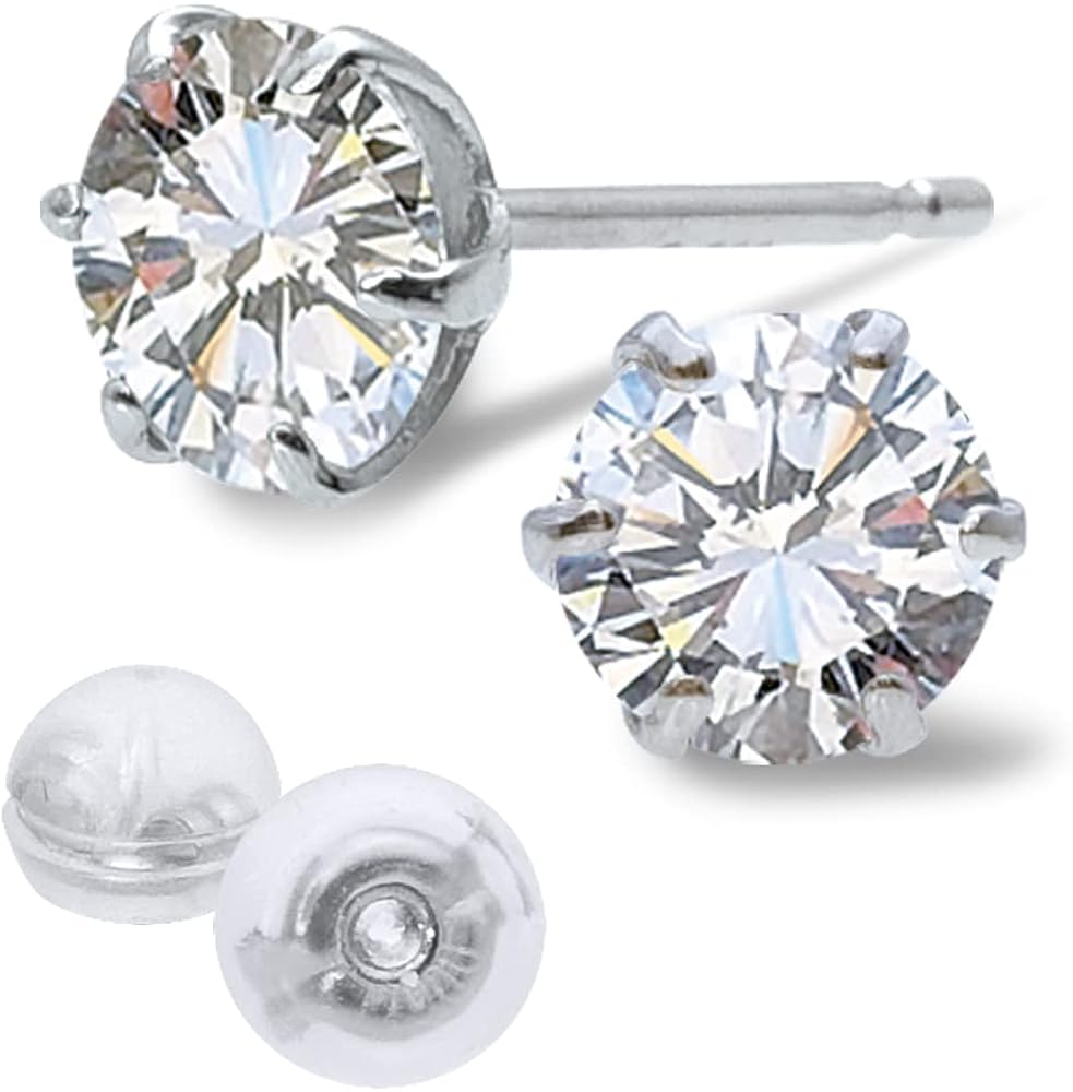 Amazon | 【鑑定書付き】 天然 ダイヤモンド ピアス 計0.6ct Dカラー