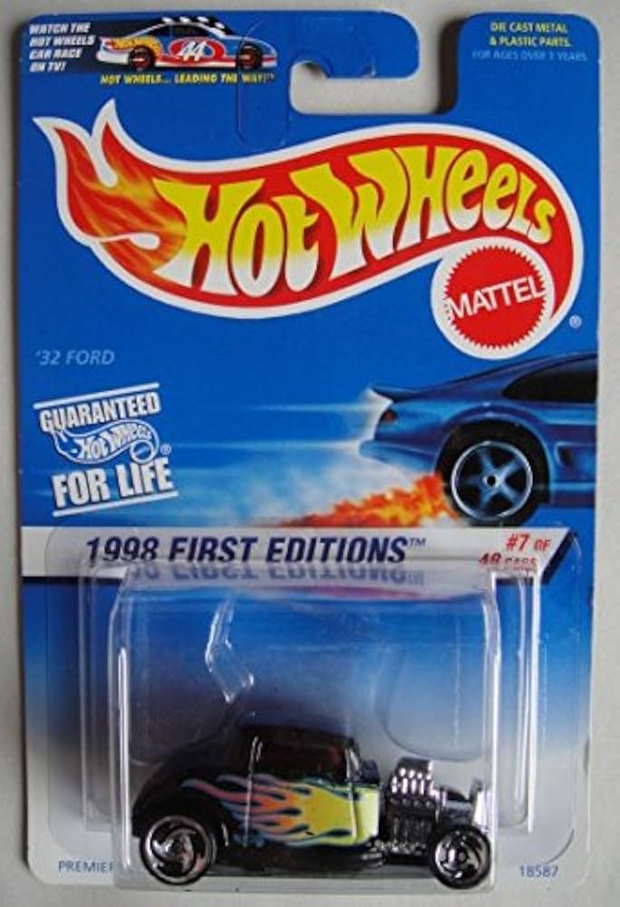 Amazon.com: Hot Wheels 1998 FIRST EDITIONS BLACK/YELLOW FLAMES '32