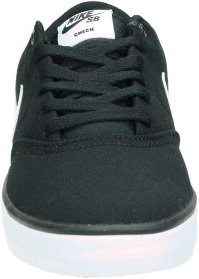 Amazon.com | Nike SB Check Solarsoft Canvas Black/White, 8