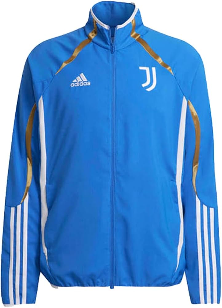 Amazon.com: adidas Men's Juventus Teamgeist Woven Jacket, Blue, X