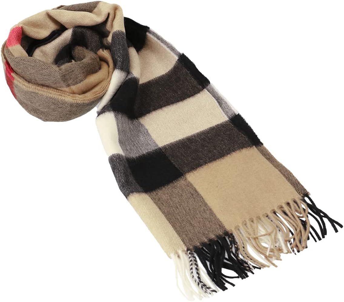 Amazon | [BURBERRY] [バーバリー] 大判マフラー メンズ レディース 36