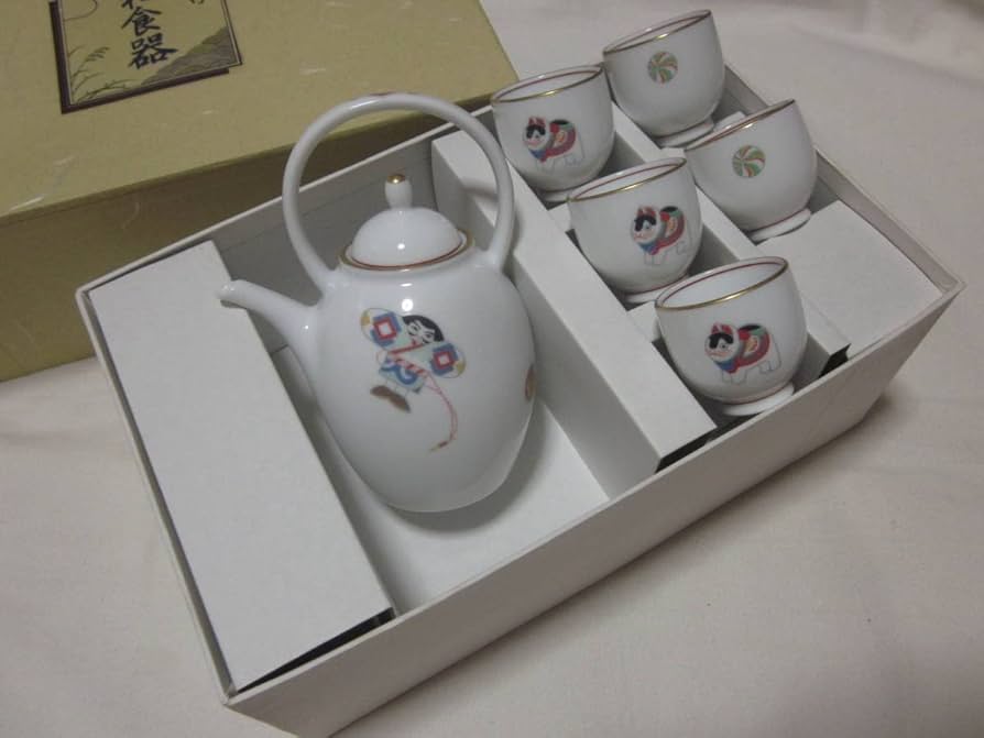 Amazon.co.jp: □ノリタケ□乃りたけ□酒器 揃え□お猪口 ＆ 徳利 5客