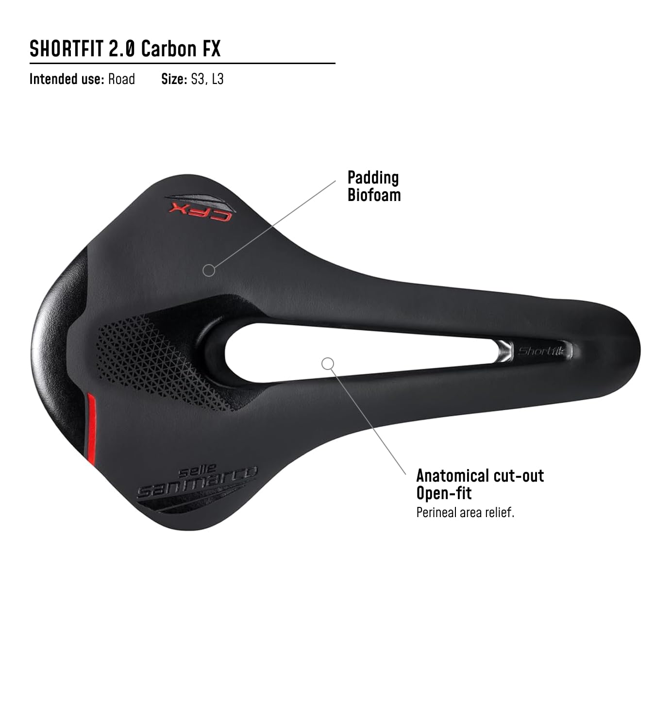 Amazon | セラサンマルコ（SELLE SAN MARCO） 自転車用サドル ショート