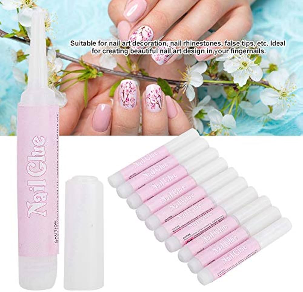 Amazon.co.jp: ネイルチップ、10本ネイルボンド超強力ネイルチップ