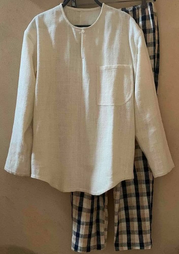 Amazon.co.jp: usaato うさとの服 パジャマ 藍染め パンツ シャツ