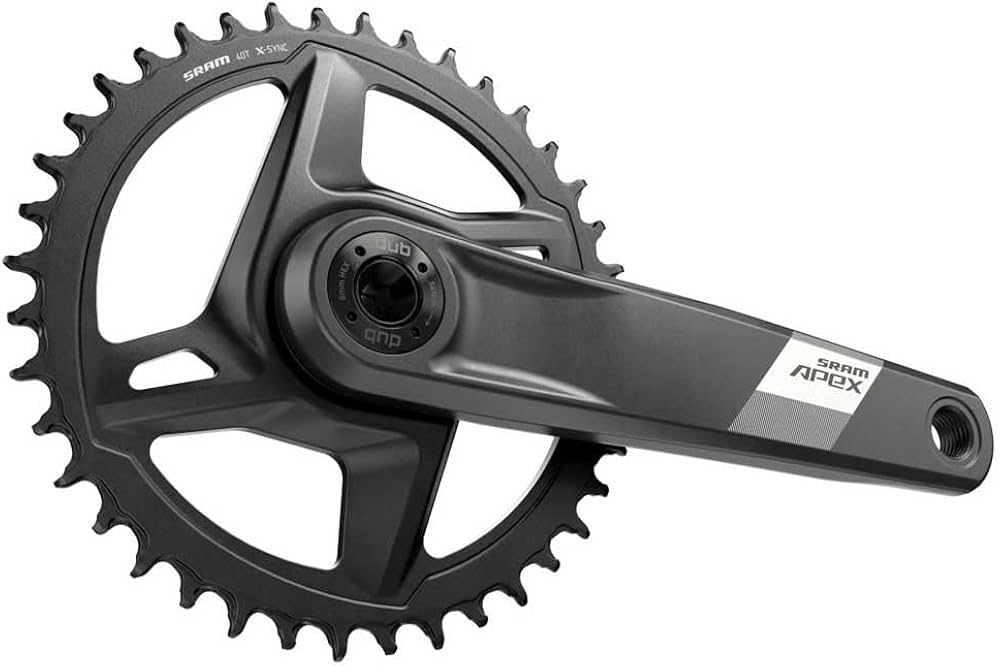 Amazon.com : SRAM Apex D1 Crankset Speed: 12, Spindle: 28.99mm