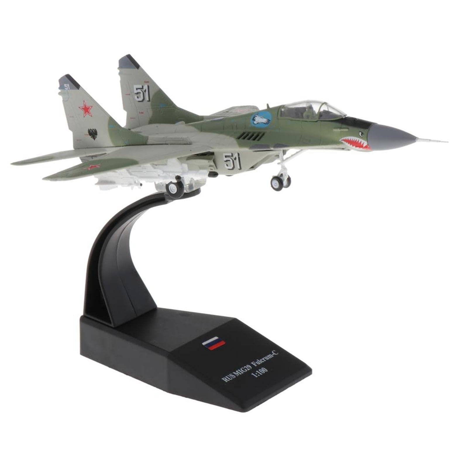 Amazon | F Fityle 1/100スケール 飛行機模型 ミグ29 航空機 戦闘機