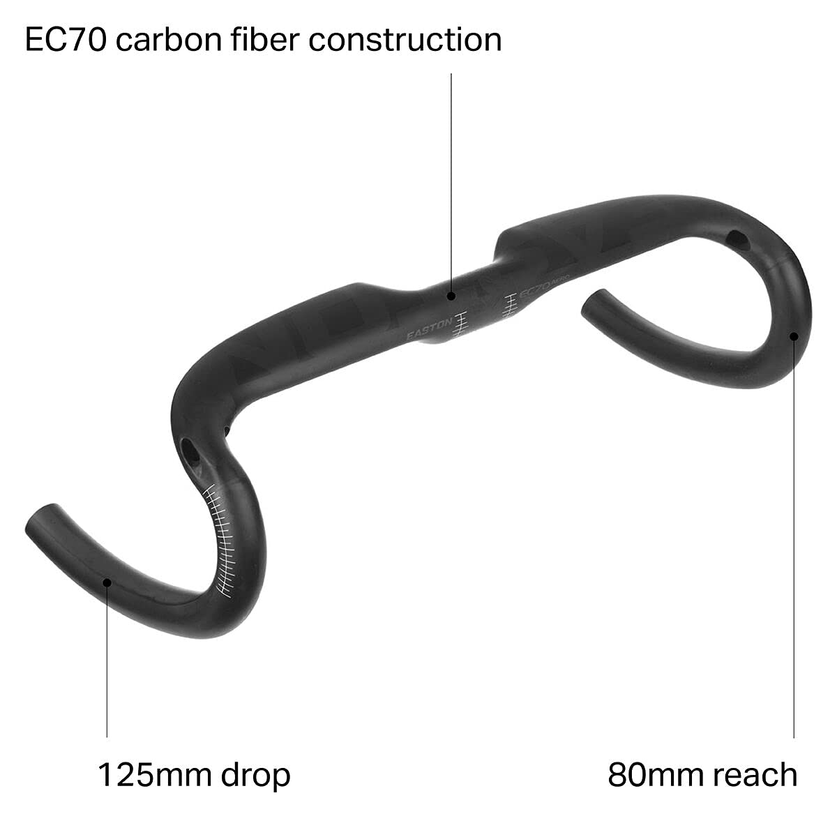 Amazon.co.jp: EASTON(イーストン) EC70 Aero Carbon Road Handlebar