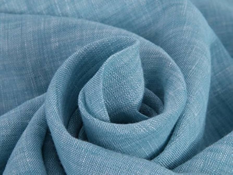 Amazon.com: Yarn Dyed Chambray 100% Linen Fabric Multi Colors 53