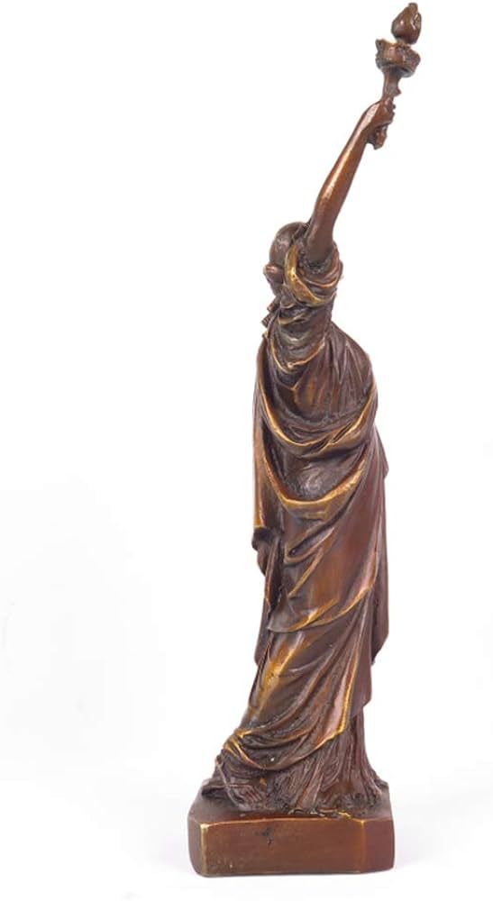 Amazon.co.jp: 自由の女神、女神の彫刻像銅工芸品ホーム愛国心が強い