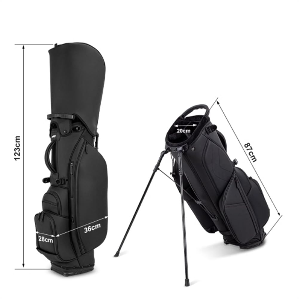 ゴルフバッグ・キャディバッグ PJPPu8202 black GOLF ゴルフバッグ