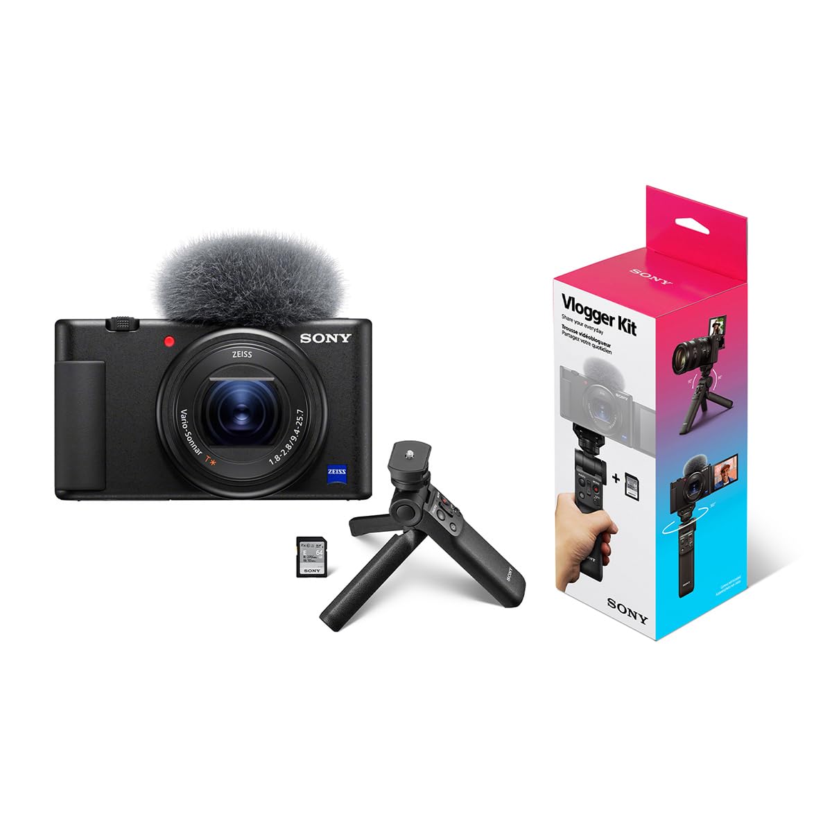 Amazon.com : Sony ZV-1 Compact 4K HD Camera - with Sony ACCVC1