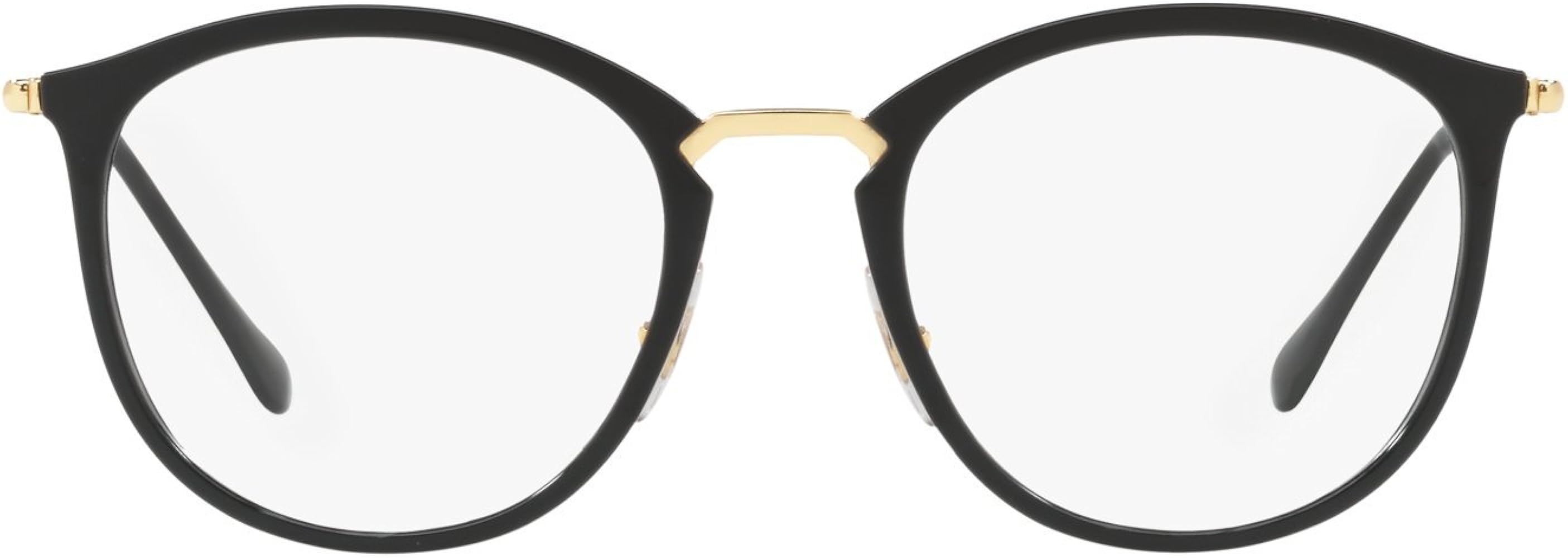 Amazon | Ray-Ban (レイバン) メガネ 0RX7140 SHINY BLACK 日本 51