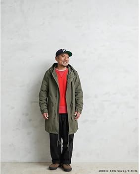 Amazon | [ヒューストン] WAIPER別注 M-51パーカ モッズコート NARROW