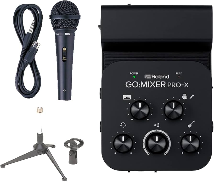 Amazon.co.jp: Roland GO:MIXER PRO-X かんたん配信セット 歌ってみた