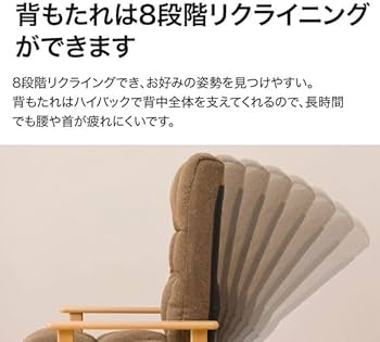 Amazon｜ニトリ 高座椅子 ハイタイプ オルガン3 グリーン/ナチュラル