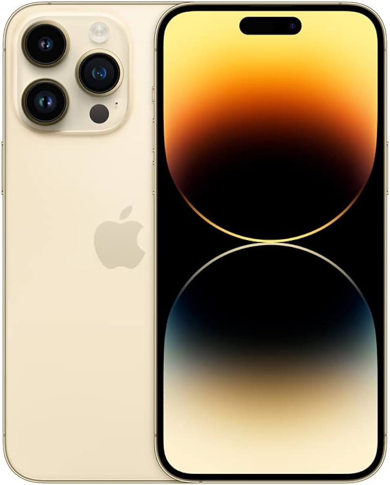 Amazon.com: Apple iPhone 14 Pro Max, 256GB, Gold for AT&T (Renewed