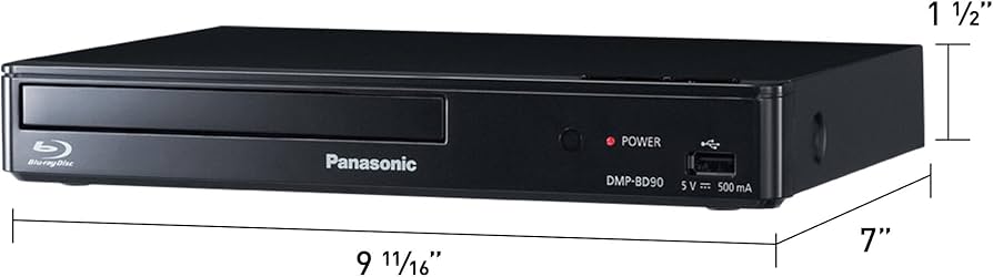 Amazon.com: Panasonic Blu Ray DVD Player with Full HD Picture