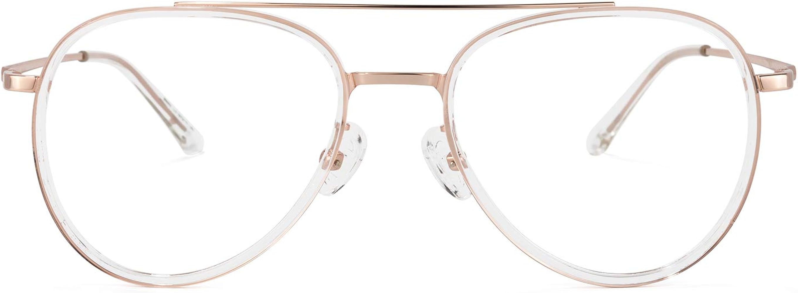 Amazon.com: Zeelool Readers Chic TR90 Aviator Reading Glasses for